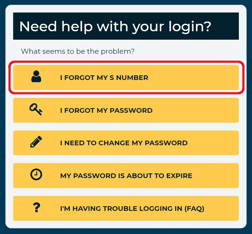 Forgot password