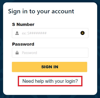 Forgot password