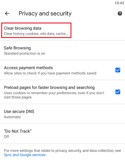 Recover with email